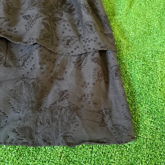 Wild Fable Black Tiered Fit & Flare Ajustable Spaghetti Straps Mini Dress Size M - Picture 3 of 13